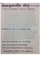 Sharpeville Day