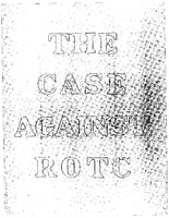 The Case Against the ROTC