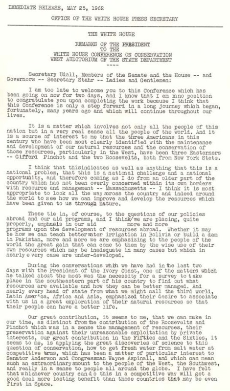 Kennedy Conservation Conference Remarks 1962.pdf
