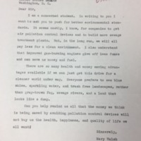 2. Letter from Michigan Citizen, November 1, 1973