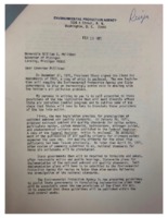 Letter from Ruckelshaus to Milliken, 1971