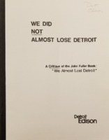 We Did Not Almost Lose Detroit