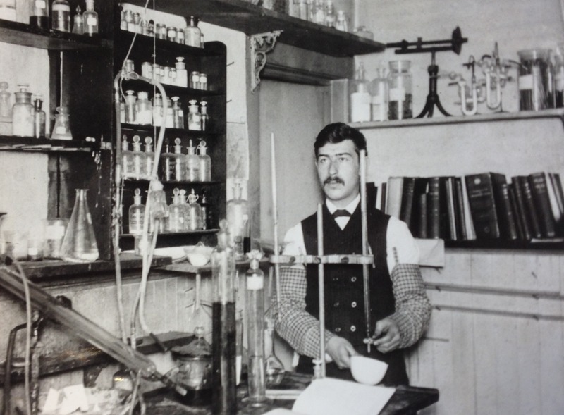 Moses Gomberg in a University Lab