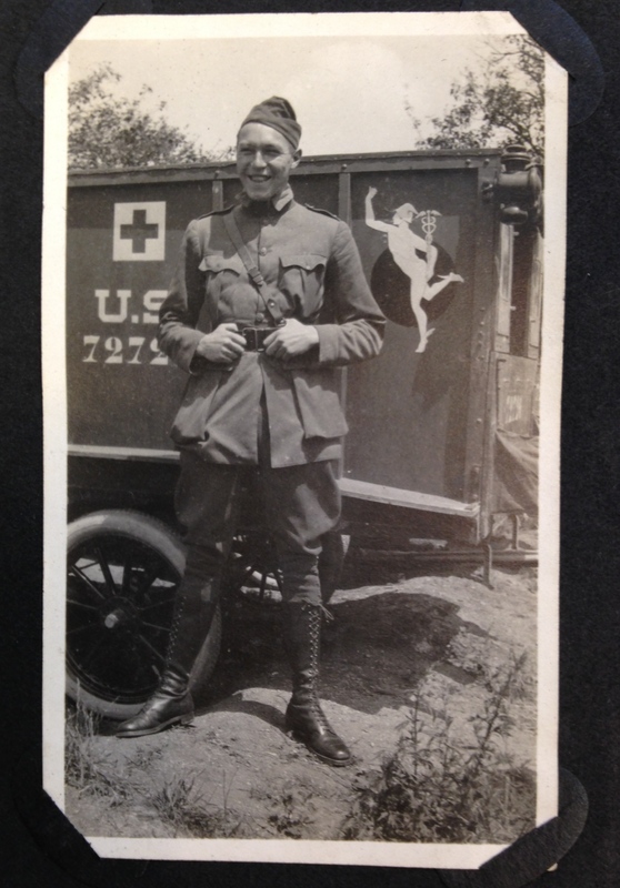 Kenneth A.  Easlick in Verdun, 1917