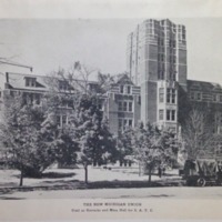  The Michigan Union, View of Barracks and Mess Hall for the SATC