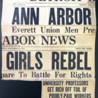 Detroit Labor News: "Ann Arbor Girls Rebel"