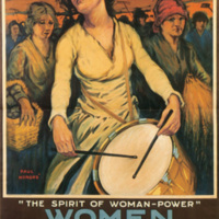 "The Spirit of Woman Power" by Paul Honore, 1917. 