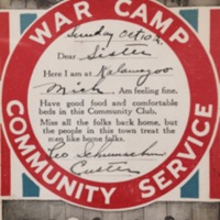 Camp Custer Card