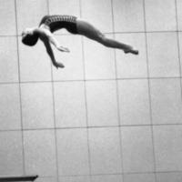 Julie Bachman, UM Women's Swimming, Diving, 1979