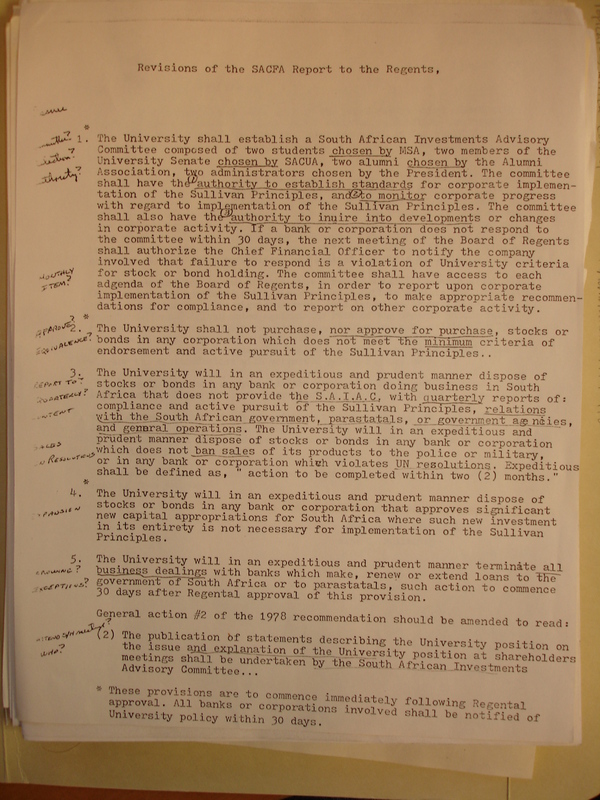 9-5-79 letter from Roach to regents on divestment #4.JPG