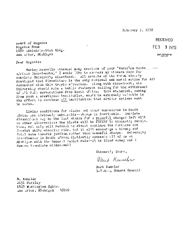 2-7-78 letter from kamsler lsa honors council.pdf
