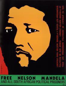 ANC Free Nelson Mandela Poster