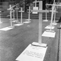 Fall 1977 Protest at Hatcher Graduate Library
