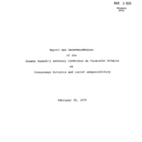 SAACFA Report and notes, 1978