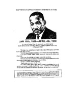 1986 FSACC Flyer with MLK Speech on Apartheid, December 10, 1962 1986 FSACC Flyer with MLK Speech on Apartheid, December 10, 1962