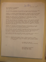 LS&amp;A Student Government Resolution opposing the Regent&#039;s March 16th, 1978 resolution