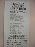 Teach-in Against Apartheid
