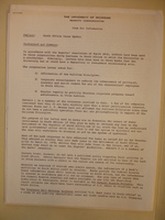 summary of corporate compliance with Regents 16 March 1978 resolution