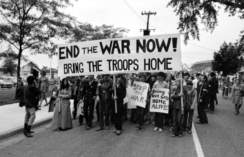 Antiwar March, Crisler Arena, 09/20/1969; website cover image ...