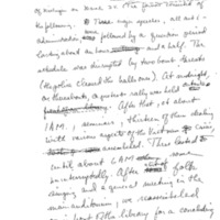 Arnold Kaufman handwritten notes about the 1965 teach-in