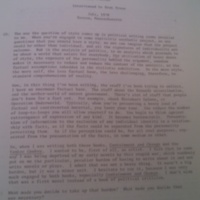 Carl Oglesby Interview page 1