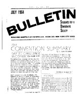 SDS Newsletter in July 1964.