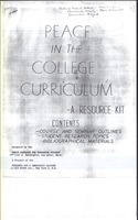 PREP Peace Curriculum 1963