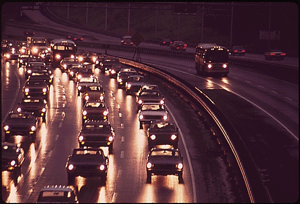 Photograph of Shirley Highway During Evening Rush Hour Traffic.jpg.gif