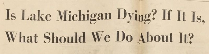 Is Lake Michigan Dying? 1