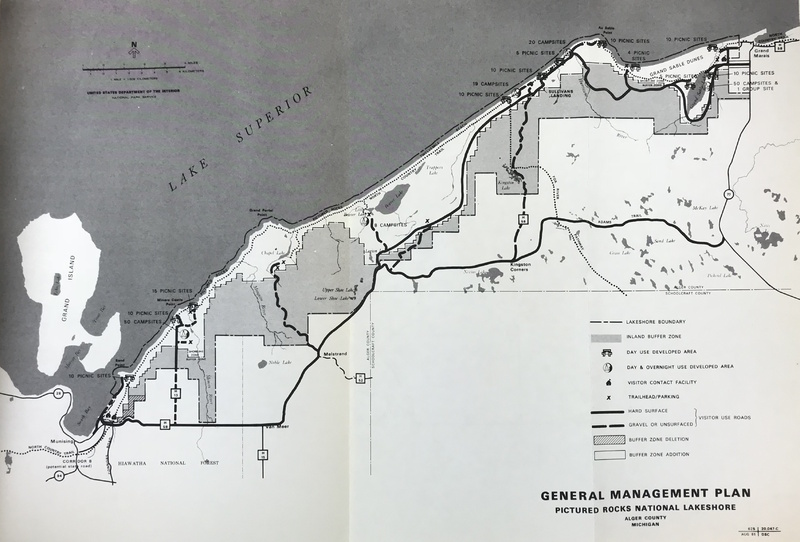 Pictured Rocks National Lakeshore Map
