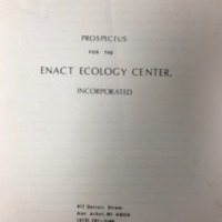 Ecology Center Prospectus Folder ENACT Box 7 Mary Sinclair Papers Bentley.pdf