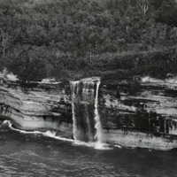 Waterfall at Pictured Rocks National Lakeshore