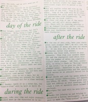 1972 Bike-A-Thon Pamphlet Pages