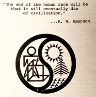 Ecology Center Logo and Emerson Quotation