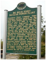 Big Rock Nuclear Plant Marker