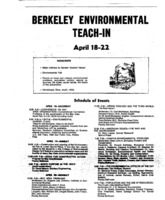 Berkeley Teach-In Plans.