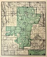 Map of Pigeon River Country State Forest