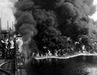 Cuyahoga River Fire, Nov. 3, 1952
