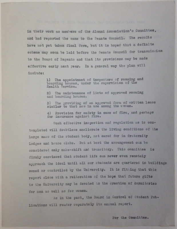 Annual Report of the Committee for Student Affairs, 1915-1916, pg. 12.jpg