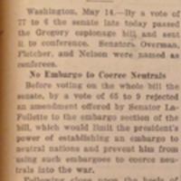 Daily 5:15:1917 Senators Pass Espionage Bill helena.jpg