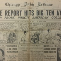 Carnegie Report Hits Big Ten Athletics